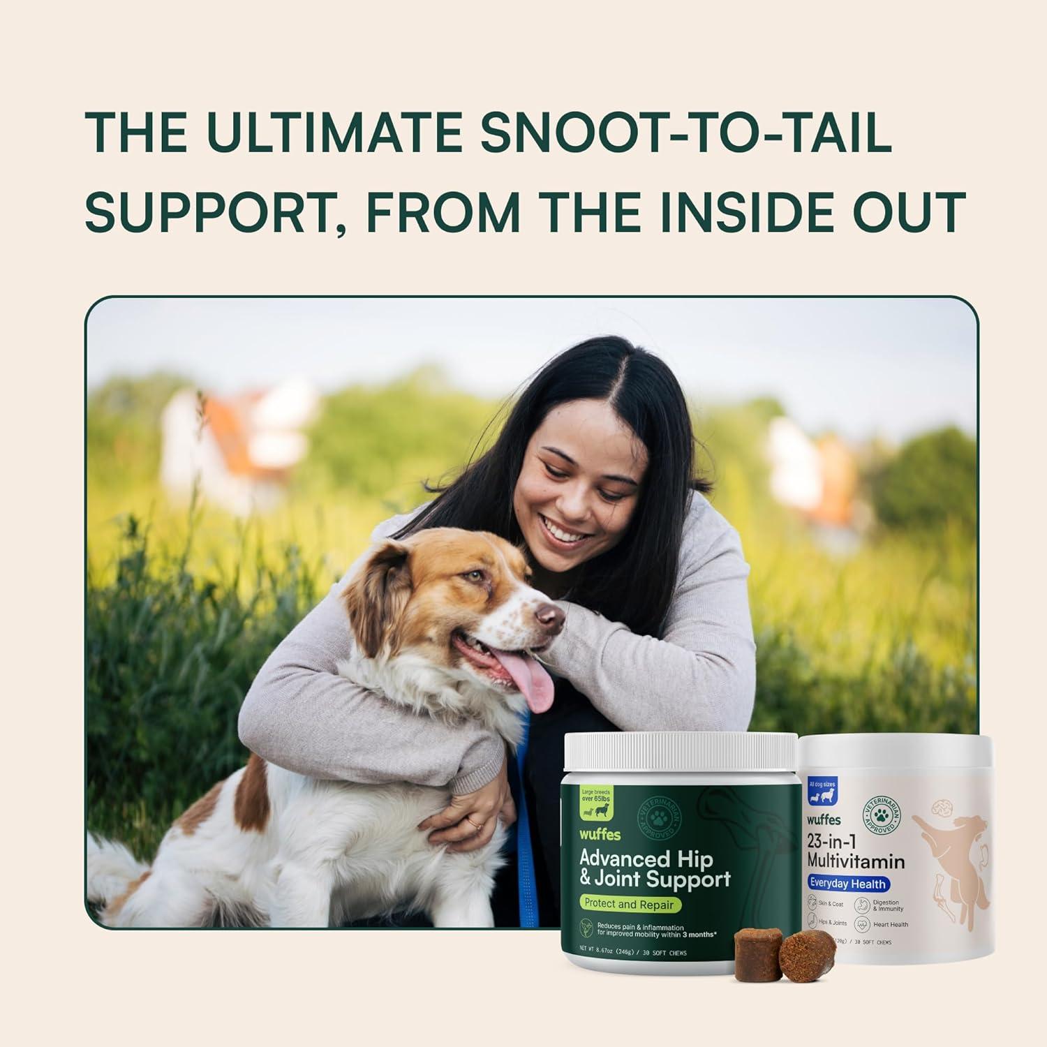 imageWuffes Hip and Joint Supplement for Large Breeds and 23in1 Multivitamin BundleLarge Breed