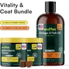 image:imageWuffes 23in1 Multivitamin and Advanced Omega 3 Fish Oil Bundle for Large Dogs